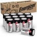 Energizer MAX D Batteries, Premium Alkaline D Cell Batteries (12 Battery Count) Energizer MAX D Batteries, Premium Alkaline D Cell Batteries (12 Battery Count)